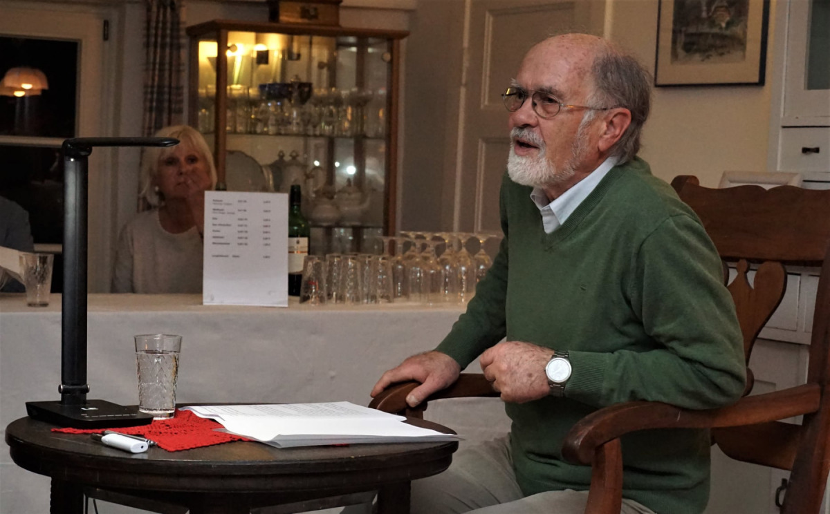 Krimiland-Lesung Peter Eckmann im Berthof