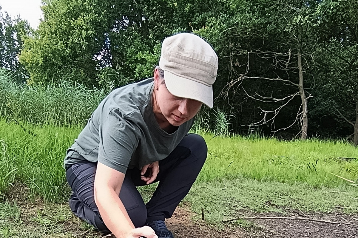 Der Natur auf der Spur &ndash; Projektleiterin Ina Wollstadt.