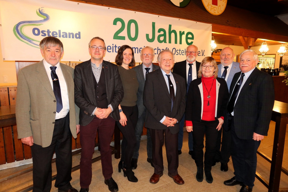 der neue Vorstand der AG Osteland e.V.