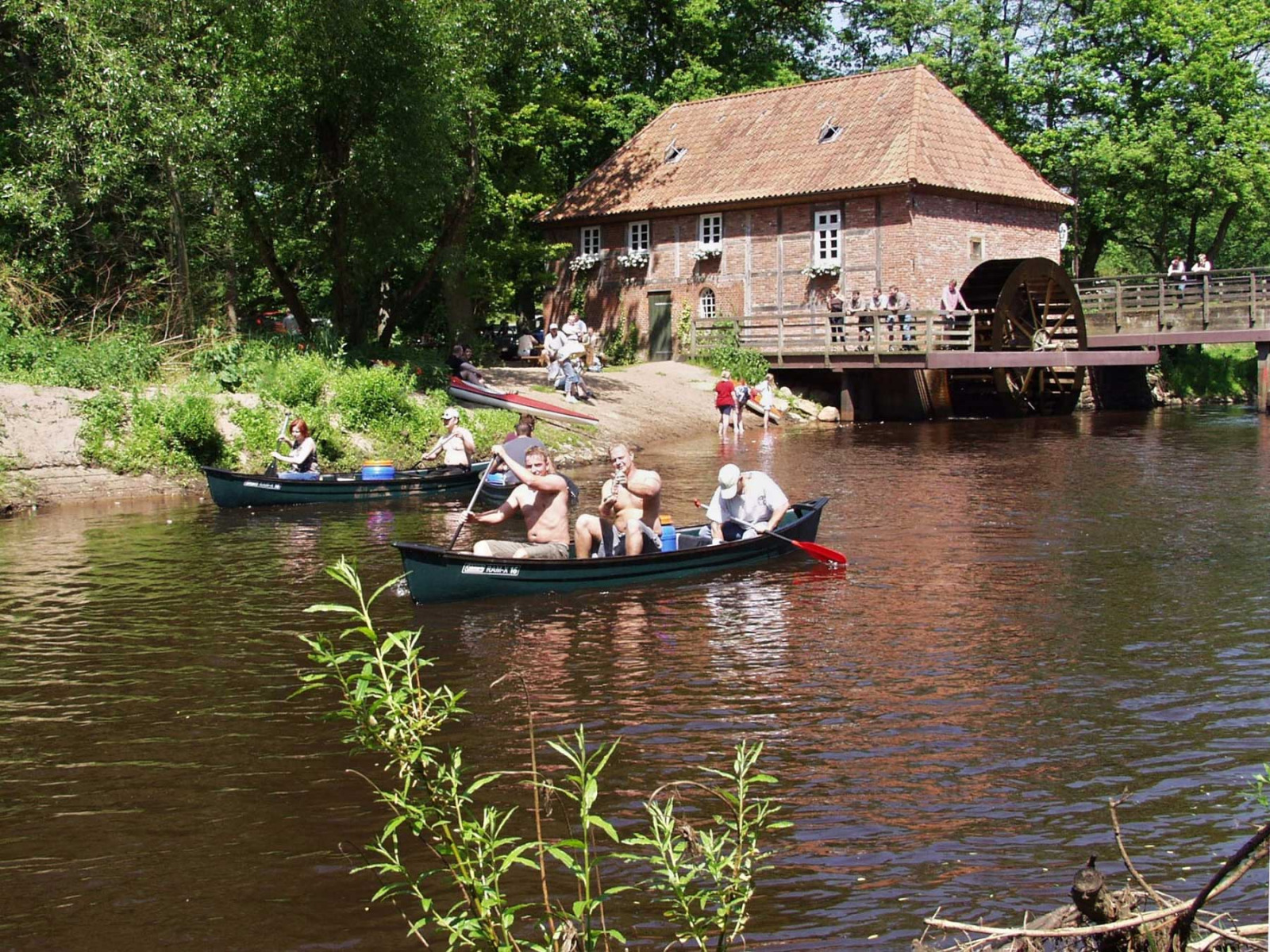 Ostepaddeln in Eitzmühlen