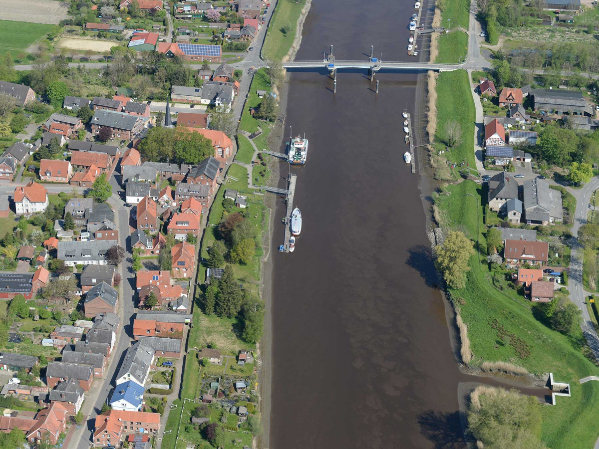 Oberndorf (Oste), Brücke und Anleger