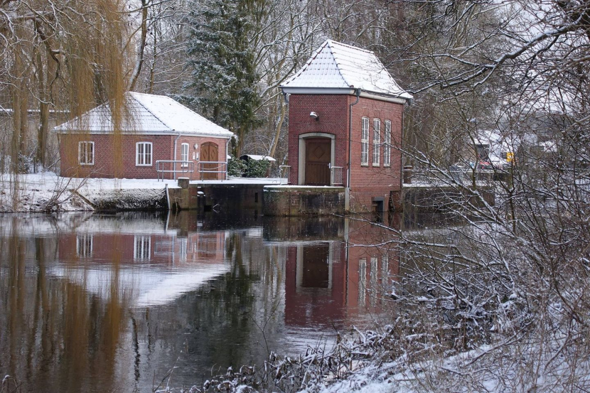 Ostewehr im Winter