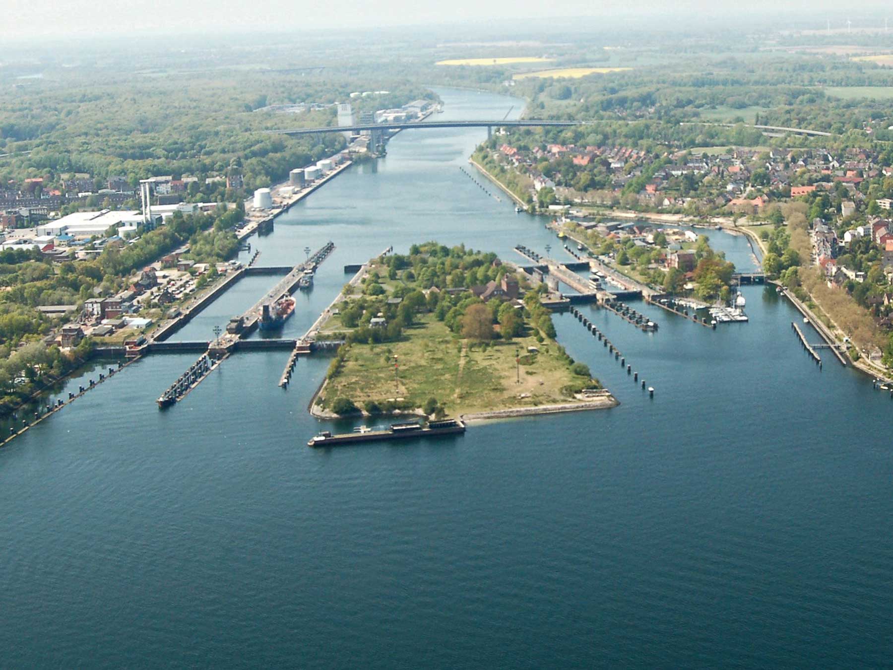 Kiel Schleusen Nord-Ostsee-Kanal